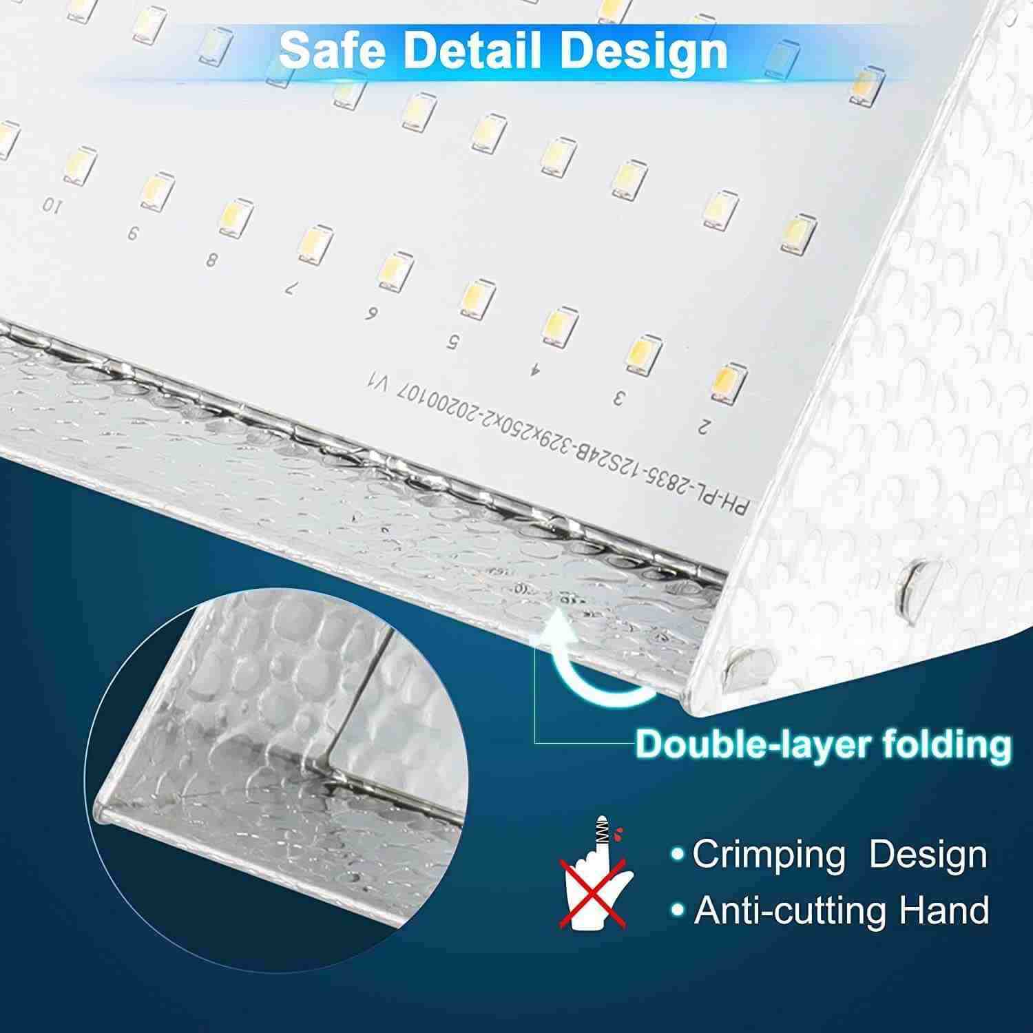 PHLIZON PL-R-600 100W LED Quantum Board Grow Light with Reflector